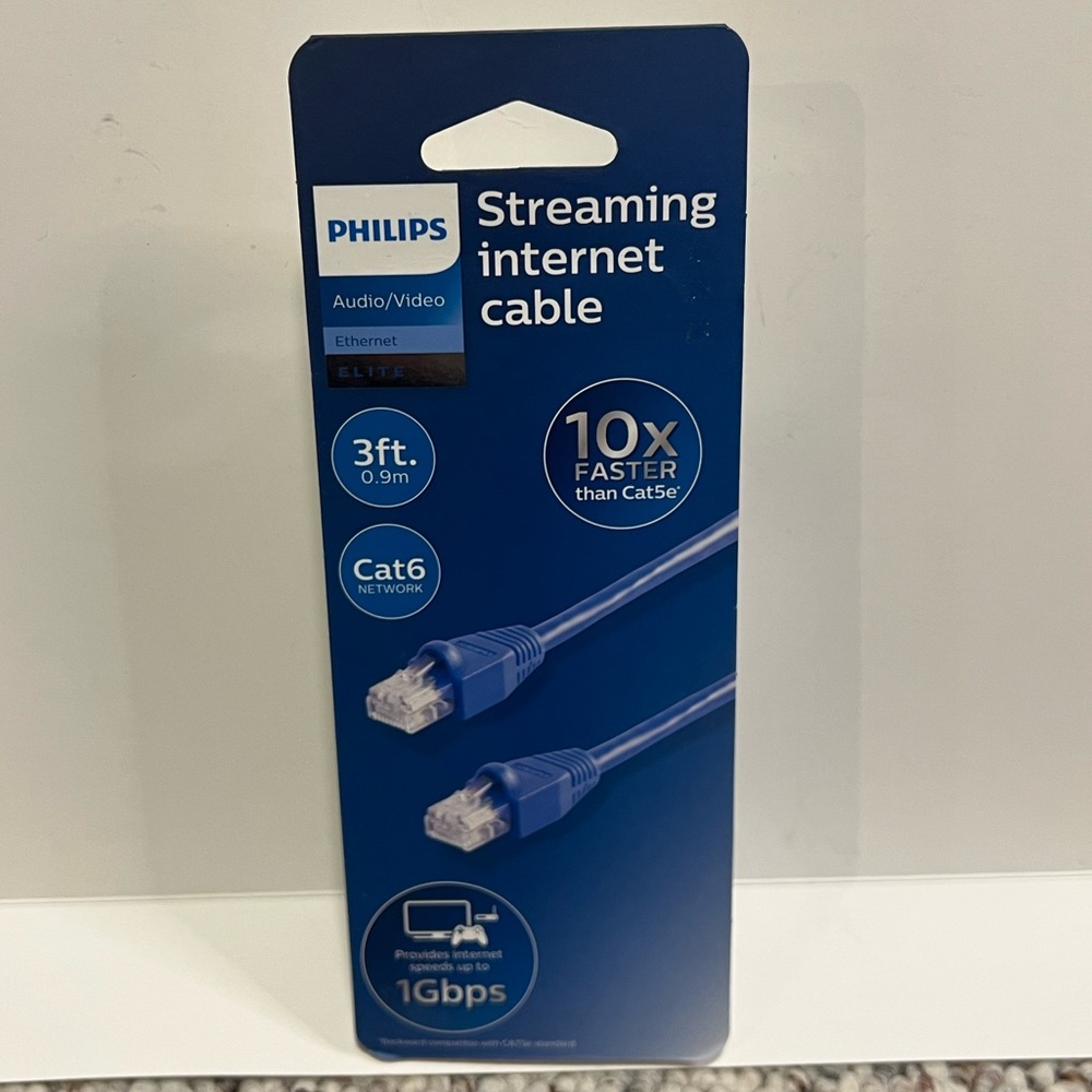 Phillip’s Streaming Internet Cable 3 ft.